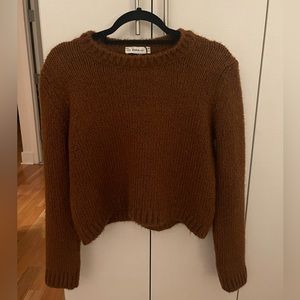 Zara brown knit sweater - M